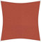 sunprotect 83213 Professional Sonnensegel, 3 x 3 m, Quadrat, Wind- & wasserdurchlässig, rot