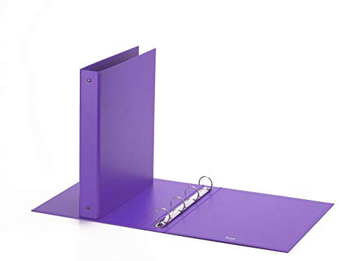 Favorit Raccoglitore a Quattro Anelli Tondi, Formato 22 x 30 Cm, Viola