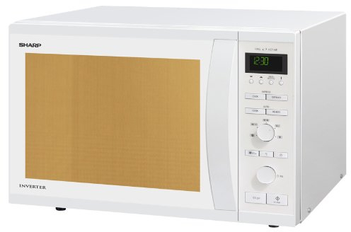 Sharp Home appliances r-941ww Hob – Microwave (Hob, Microwave Combi, 40 L, 1050 W, Buttons, Rotary, Touch, White)
