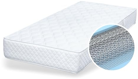 Matratzen Perfekt Bonellfederkernmatratze Orbias, 140 x 200 cm – orthopädische Federkernmatratze mit Bonellfederkern, ideal für Bauchschläfer, Härtegrad H4, Höhe 22 cm
