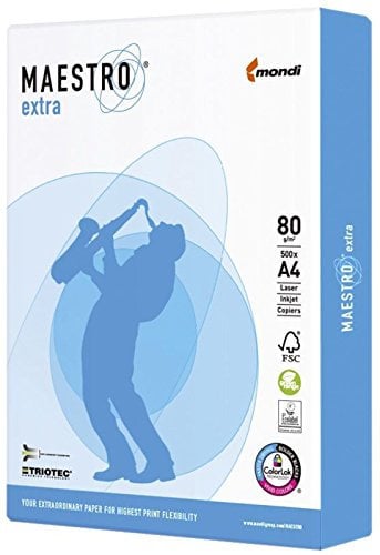 MAESTRO 9457B80B EXTRA Papier - A3, 80 g/qm, 500 Blatt, weiß