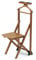 Arredamenti Italia Garderobenständer mit Stuhl für Schlafzimmer 2007 DUKA, Holz - Verschließbar - Kirschbaum Finish Ar-It il cuore del legno