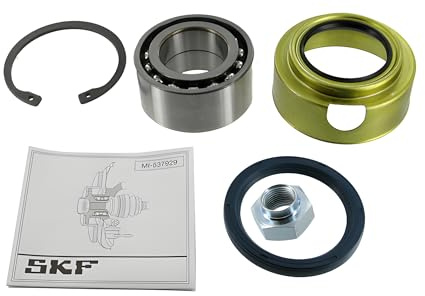 SKF Radlagersatz mit Wellendichtring VKBA 3799 Position Vorderachse Außendurchmesser 72 mm Höhe 138 mm Länge 138 mm Breite 68 mm - OE Qualität