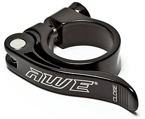 AWE® 6061 Alloy Quick Release Seat Clamp 31.8mm Black