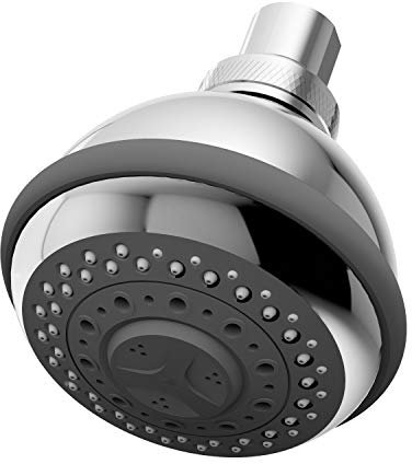 Symmons 4-143-1.5 3-Spray 3.5 in. Fixed Showerhead in Polished Chrome (1.5 GPM)