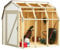 2x4 Basics Hopkins 90190 - Kit casetta da giardino, Tetto stile fienile, Legna non inclusa, solo i giunti