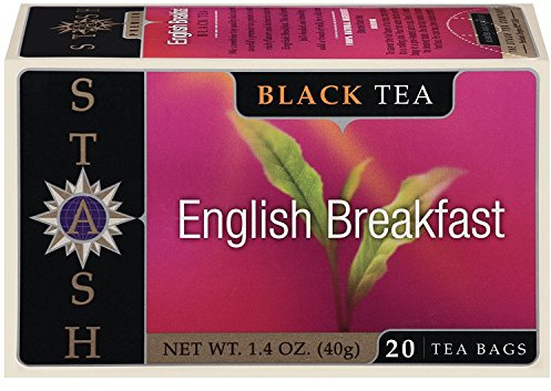 Black Tea, English Breakfast, 20 Tea Bags, 1.4 oz (40 g), Stash Tea