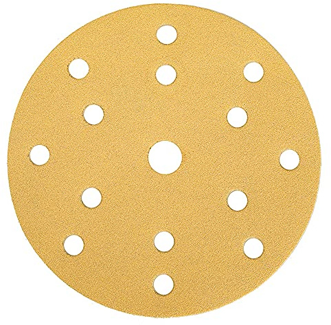 Mirka 2361109951 Gold Grip 150mm 15 Hole 500 Grit Sanding Discs (Pack of 100)