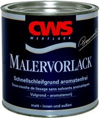 CWS Malervorlack Schnellschleifgrung aromatenfrei 750 ml Weiss Matt