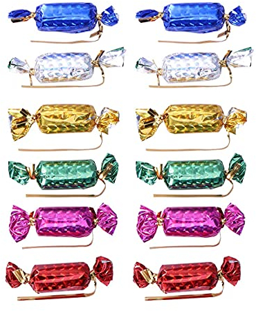 VORCOOL 48 Stück Bunte Künstliche Süßigkeiten Anhänger Ornament
