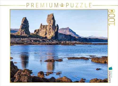 CALVENDO Puzzle Lóndrangar | 1000 Teile Lege-Größe 64 x 48 cm Foto-Puzzle für glückliche Stunden