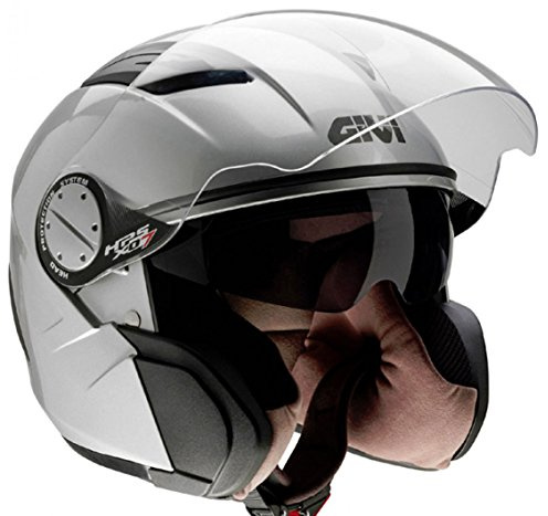 Givi HPS Jet-Helm X07C Comfort, Silber-Lackiert, XS