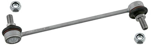 febi bilstein 09206 Verbindungsstange mit Sicherungsmuttern, 1 Stück, silber