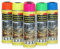 Lot de 12 sprays de marquage Rouge vif 500 ml