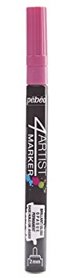 Pébéo 4ARTIST Marker 2MM - Marqueur permanant Base Huile - Rose