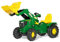 Rolly Toys rollyFarmtrac Trettraktor John Deere 6210R (inkl. rollyTrac Lader, Front- und Heckkupplung, für Kinder von 3 bis 8 Jahre) 611096