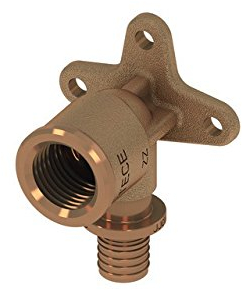 TECEflex Wandscheibe IG, Rotguss (16 mm x 1/2)