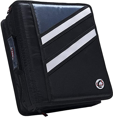 Case-it Z-Binder Z-Binder 2-in-One 3,8 cm D-Ring Reißverschluss Binder Z-176