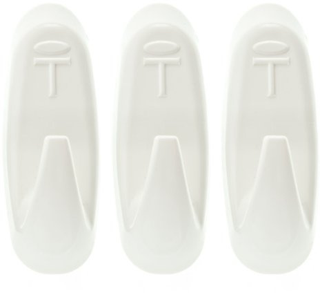 Takker® 3 Medium Multi-Purpose Hanging Wall Hooks, Up to 10 kg, Strong Hold | Easy Hanging Solution, No Nails or Drill, Suits Heavier Hanging, Rated to 10 kg / 22 lb with Hardwall Takks