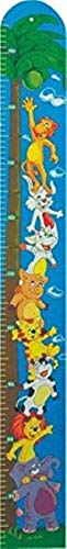 Woodyland 90097 - Kinder Messlatte, Dschungel, aus Holz