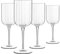 Luigi Bormioli Bach-Serie Rotweinglas 4er Set - 400 ml Volumen - Geblasenes High-Tech Glas, Titaniumverstärkter Schaft - Erkunde Weinwelten in Stil & Qualität