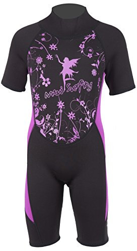 Scubatec 2mm Kindershorty Fee, schwarz-pink, 128-134 (S)
