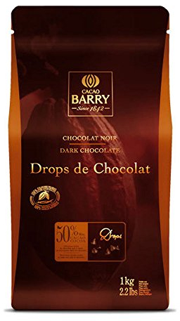 Drops de Chocolat - 5 kg por gota de chocolate para productos de horno y repostería, gotas, fuentes para dulces