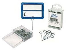 Nadeln für Preisschilder, Edelstahl, Packung mit50 Stück