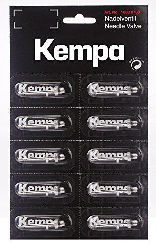 Kempa 1800 0700 Nadelventile 10 stk., silber