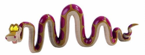 Bullyland 12379 - Spielfigur Schlange Kaa aus Walt Disney Das Dschungelbuch, ca. 10,8 cm, detailgetreu, ideal als kleines Geschenk für Kinder ab 3 Jahren