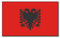 IhrVorteil.com Albanien Fahne 90 cm x 150 cm Rot-Schwarz Patriotisch Outdoor Banner