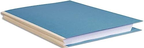 Exacompta 770010E 25er Pack Aktenmappen Forever®. Mit Leinenrücken 320 g/m² Rückenstärke 30 mm Falte Blauer Engel zertifiziert für DIN A4 blau Sammelmappe Dokumentenmappe
