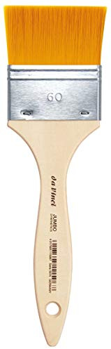 Da Vinci 5076 Series Synthetics Flat Brush, 60, Fiber, Plain Wood, 18 x 6 x 30 cm