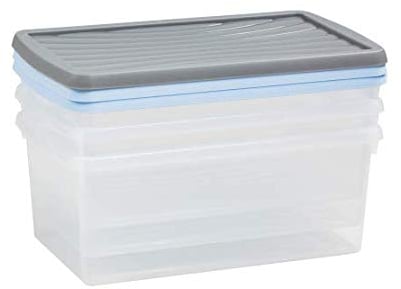 9 Litre Wham Handy Box Pack of 3 145h x 230w x 380d mm