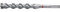 Hilti 293472 TE-YX Hammerbohrer mit SDS-Max-Schaften, 1,9 x 33 cm