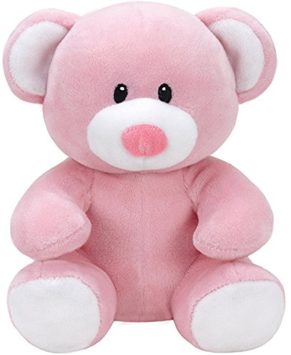 TY 32127 Baby Plüsch-Princess Bär, 17 cm, rosa