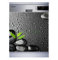 Sticker Cuisine Lave Vaisselle Galets Feuille 60x60cm SLV1103 (Fond Blanc)