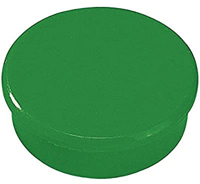 Dahle Bürotechnik Magnet; Ø 38 mm, grün Dahle 05,95438, Höhe 13,5 mm