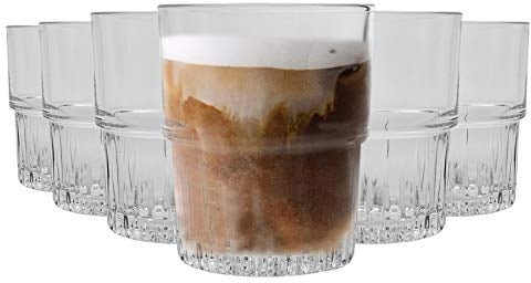 Duralex 1014AB06A0111 Empilable Trinkglas, Wasserglas, Saftglas, 200ml, Glas, transparent, 6 Stück