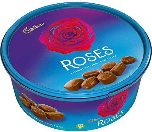 Cadbury Roses 660g Geschenkdose - einzeln verpackte Cadbury Pralinen