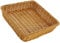 Auslagekorb aus Poly-Rattan, quadratisch, 40x40 cm, Brotkorb, Buffetkorb, Servierkorb, Obstkorb, Gemüsekorb, Aufbewahrungskorb, Regalkorb