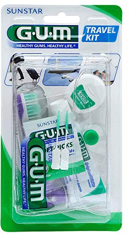 GUM Travel Kit Zahnbürste+Zahnseide+Zahnpas 1 St