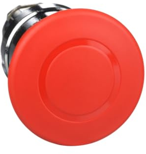 Schneider Electric, ZB4BT84 - Frontelement Betätigungselement rund Pilzdrucktaster 22mm, Zugentriegelung, rot
