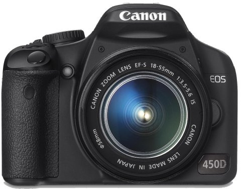 Canon EOS 450D - Cámara Réflex Digital 12.2 MP (Objetivo EFS18-55IS + EFS55-250IS)