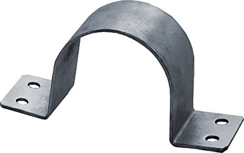 SKT BN80-01 Abrazadera de fijación del mástil (48-50 mm, Tubo caño Soporte) Color Plata