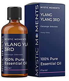Mystic Moments | Ylang Ylang 3. ätherisches Öl 100ml - reines und natürliches Öl für Diffusoren, Aromatherapie und Massage -Mischungen veganer GVO -frei