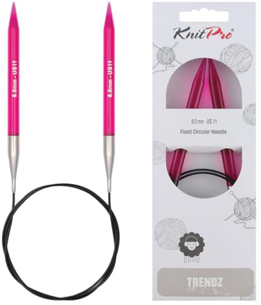KnitPro Trendz Fixed Circular Needles 40 (100cm) | 8.00mm