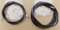 FRONT + REAR BMX/MTB BIKE CYCLE BRAKE OUTER CABLES, INNER CABLES, NOW IN 9 COLOURS ! (BLACK)