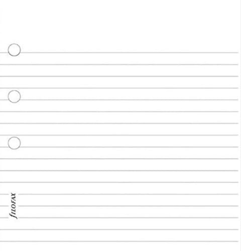 Filofax Personal Lavender Ruled Notepaper