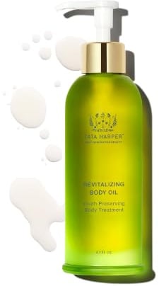 Tata Harper Revitalizing Body Oil, Moisturizing & Nourishing Body Oil, Natural Skincare, Natural Body Care, 125ml